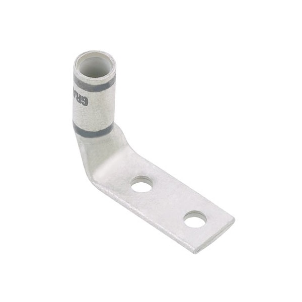 Panduit One-Hole Compression Lug, 2 AWG Max, Standard Barrel, Copper, Brown LCDX2-14AF-E - main